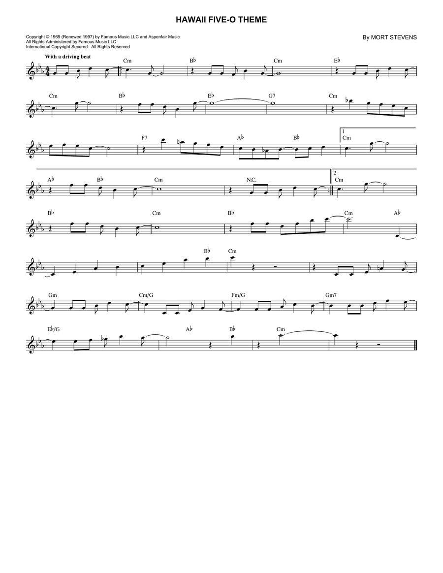 Hawaii Five-O Theme