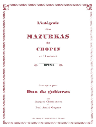 Mazurkas, hors opus, Vol. 14