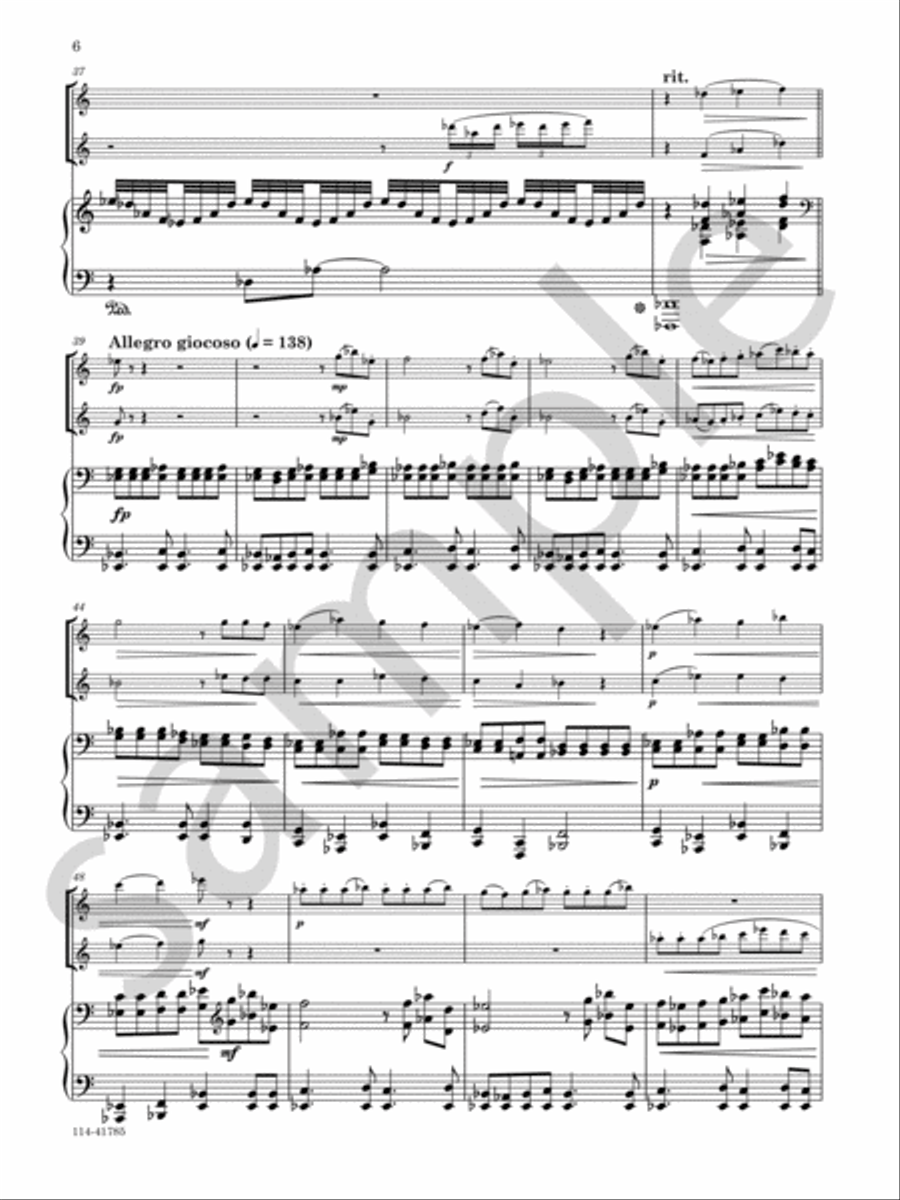 ETERNAL SPRING Flute Duet scores gallery preview page 7