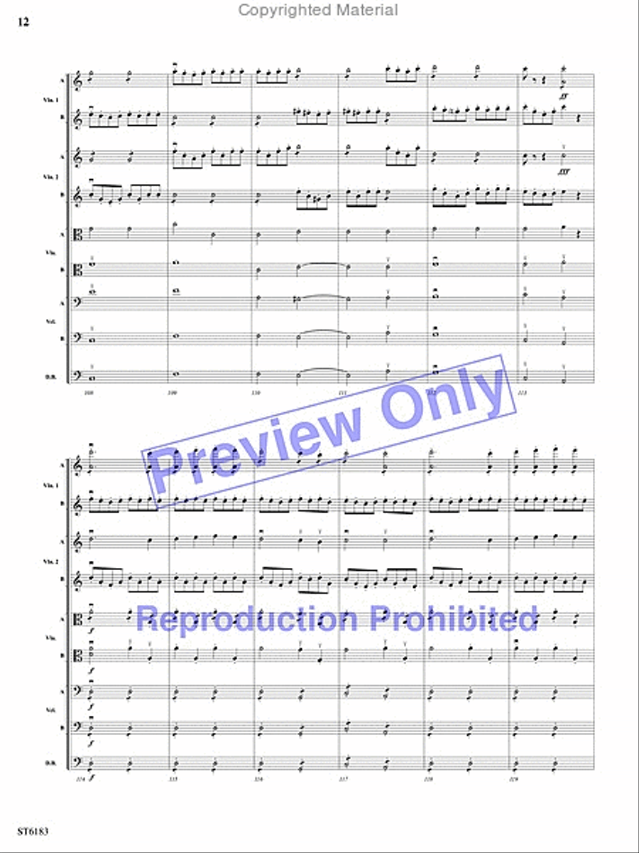 Russian Easter Overture String Orchestra scores gallery preview page 11