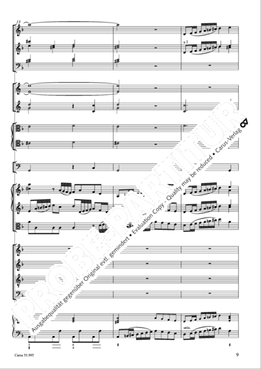 Insanae et vanae curae 4-Part scores gallery preview page 10