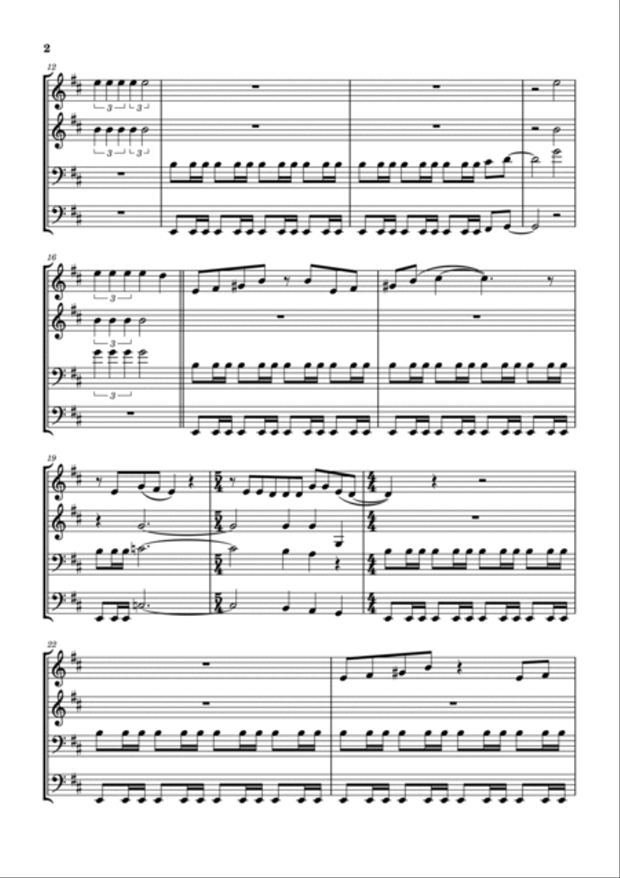 Barracuda Barracuda Brass Ensemble scores gallery preview page 3