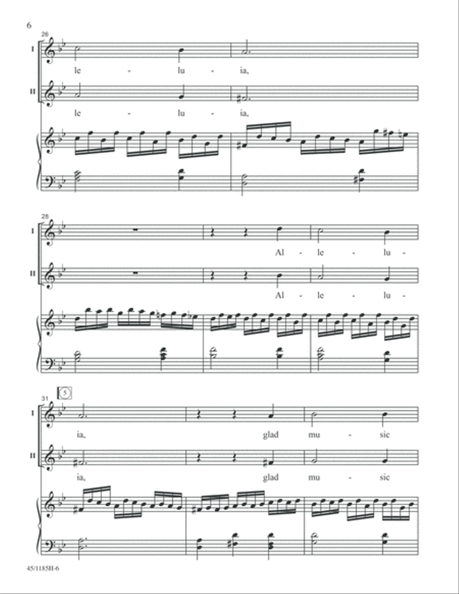 Bach for Young Voices 2-Part scores gallery preview page 6