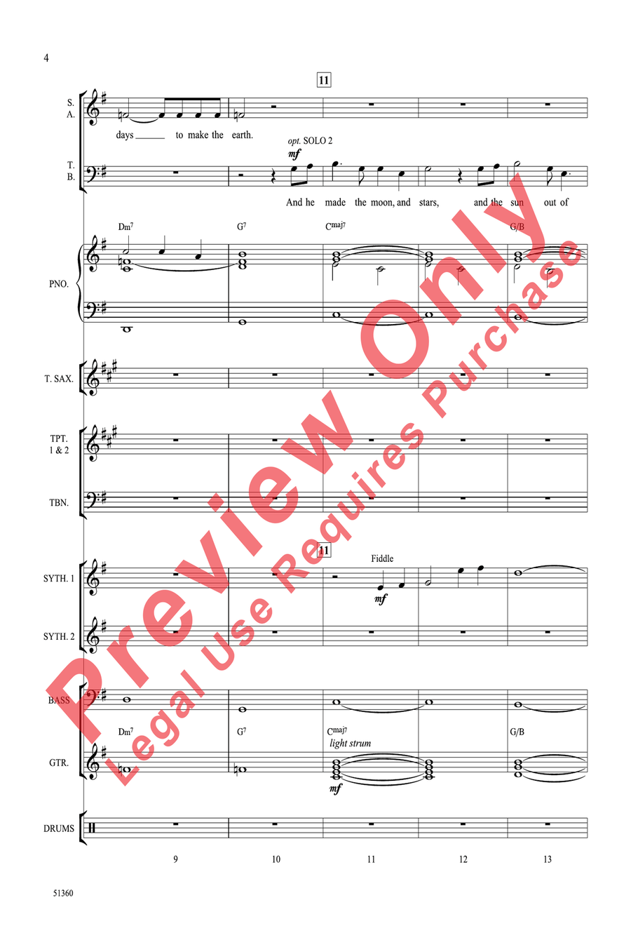 Corn Choir scores gallery preview page 4