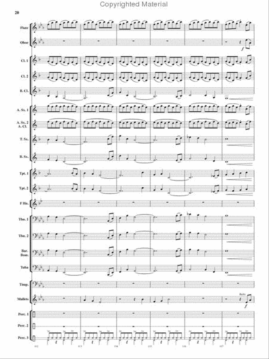 Stargazer Concert Band scores gallery preview page 19