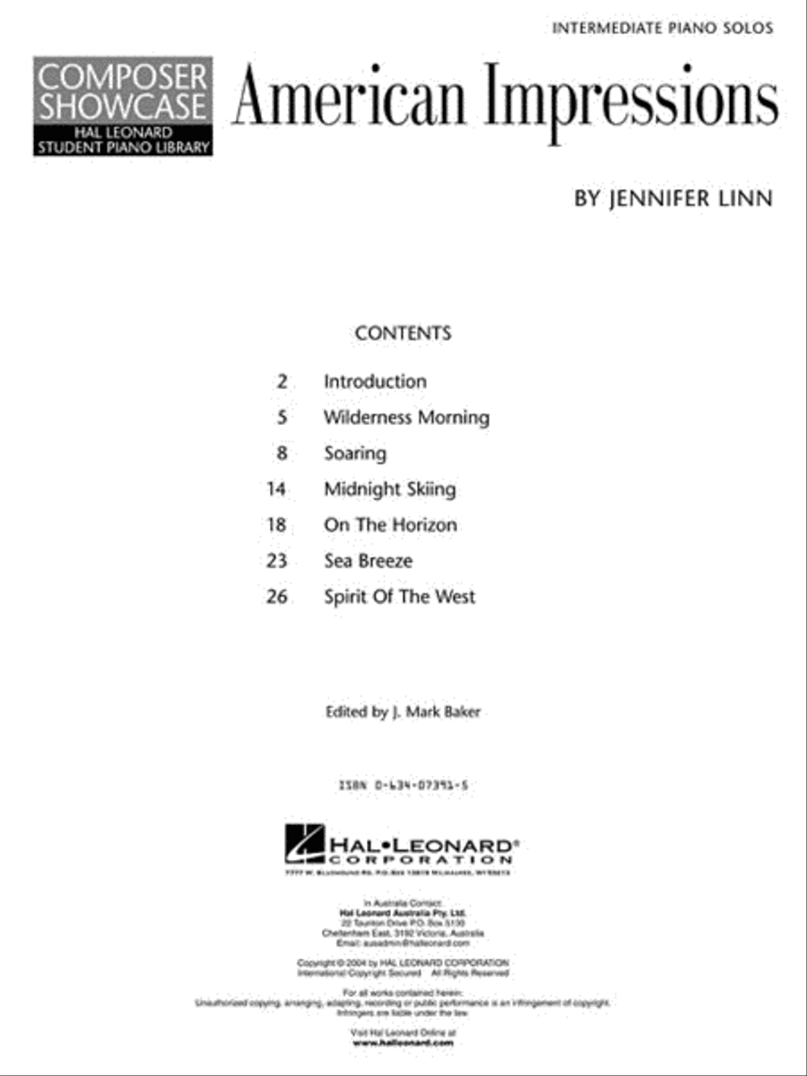 American Impressions Piano Method scores gallery preview page 2