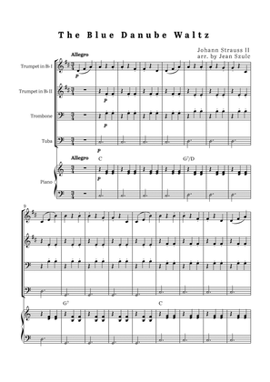 The Blue Danube Waltz - Brass Quartet and Piano