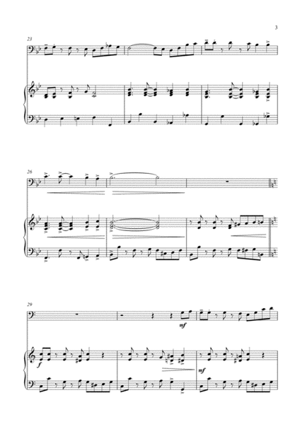 Battle Hymn of the Republic - a Jazz Arrangement - for Trombone and Piano image number null