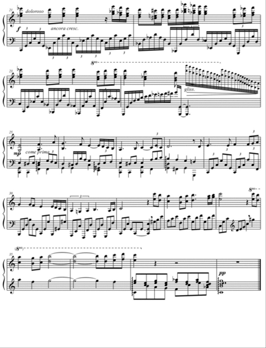 4 Preludes, Op. 6 4 Preludes, Op. 6 Piano Solo scores gallery preview page 2