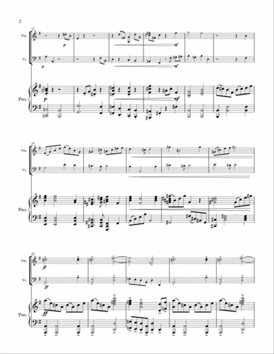 Apollo Piano Trio scores gallery preview page 2