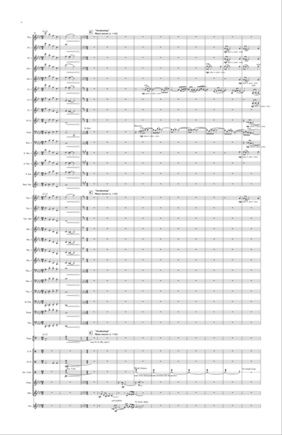 Into Ignited Awakening Into Ignited Awakening Concert Band scores gallery preview page 6