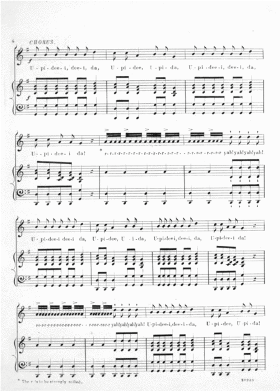 Upidee. College Song and Chorus Choir scores gallery preview page 2