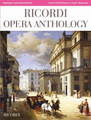 Book cover for Ricordi Opera Anthology: Soprano, Volume 1
