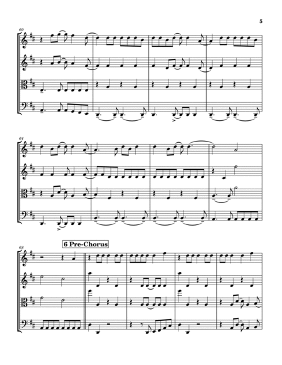 Paper Rings String Quartet scores gallery preview page 5