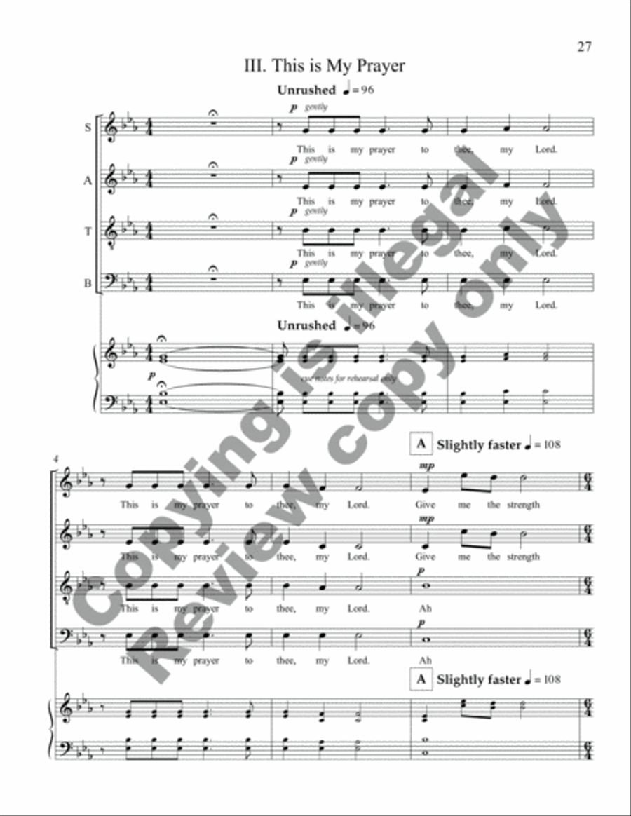 The Golden Harp 4-Part scores gallery preview page 12
