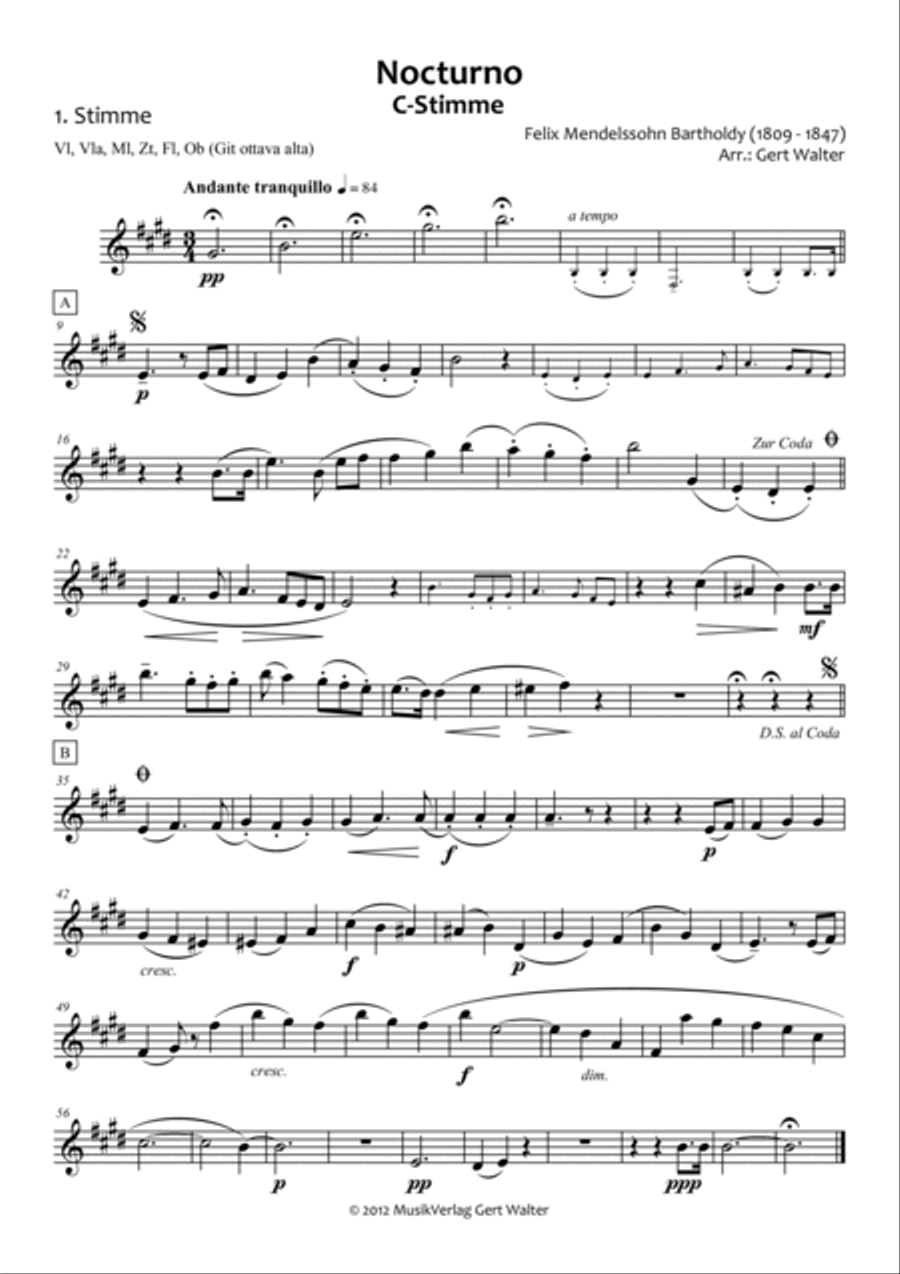 Nocturne Nocturne School and Community scores gallery preview page 4