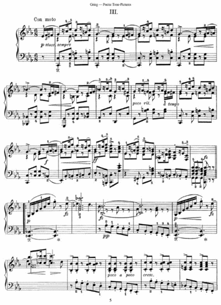 Grieg - Poetic Tone-Pictures Op. 3