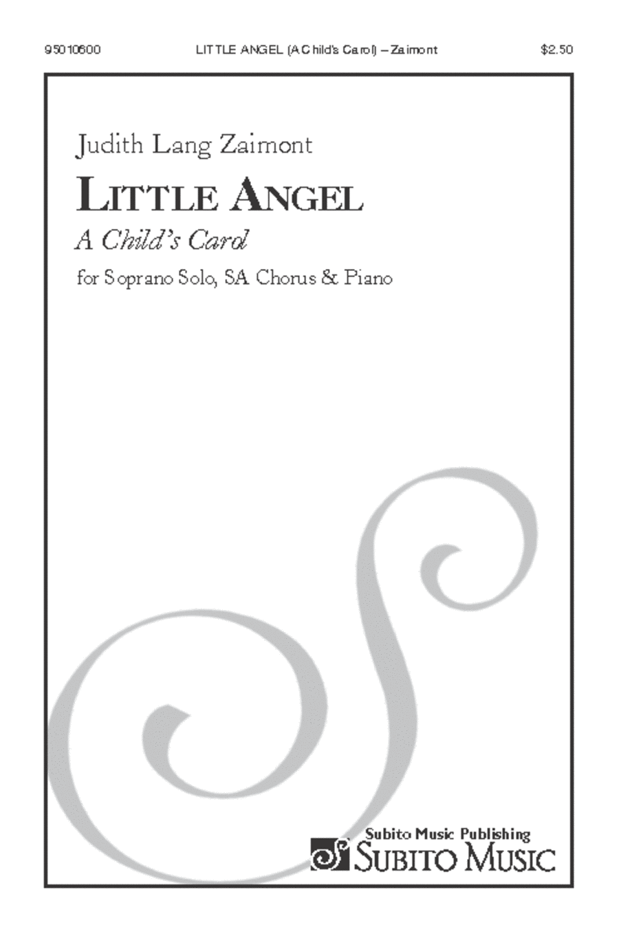 Little Angel (A Child's Carol) SA scores gallery preview page 1