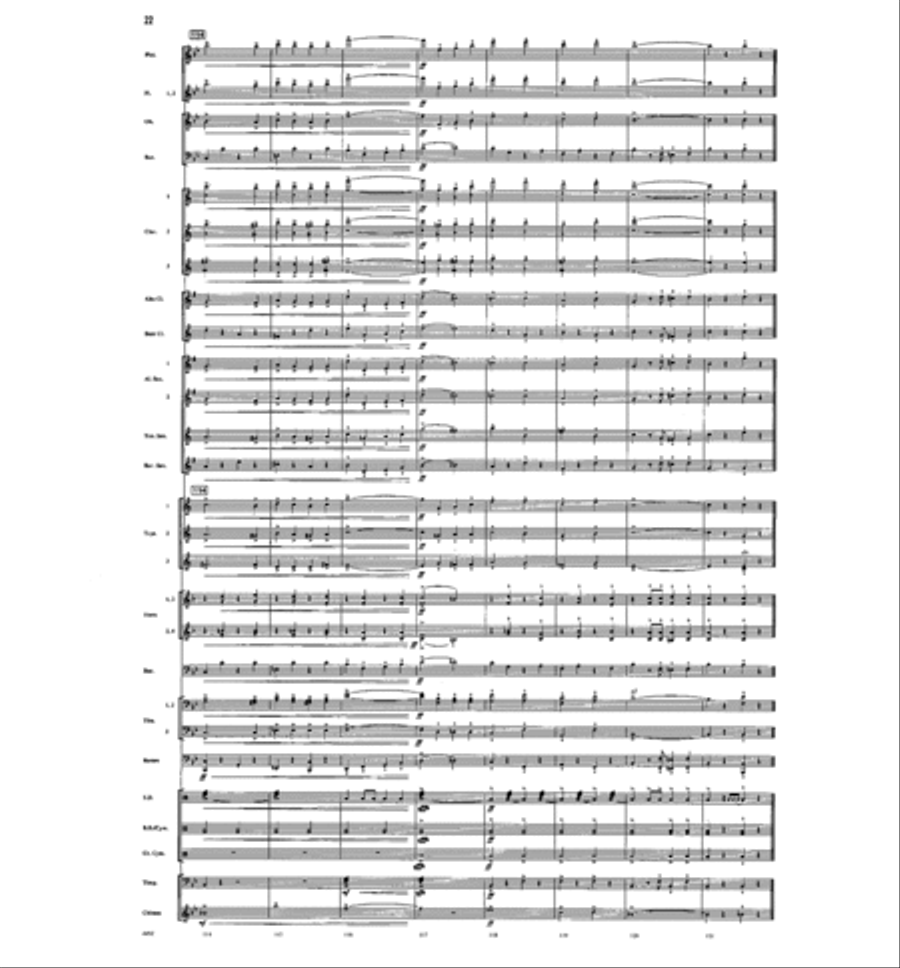 The Chimes of Liberty Concert Band scores gallery preview page 20