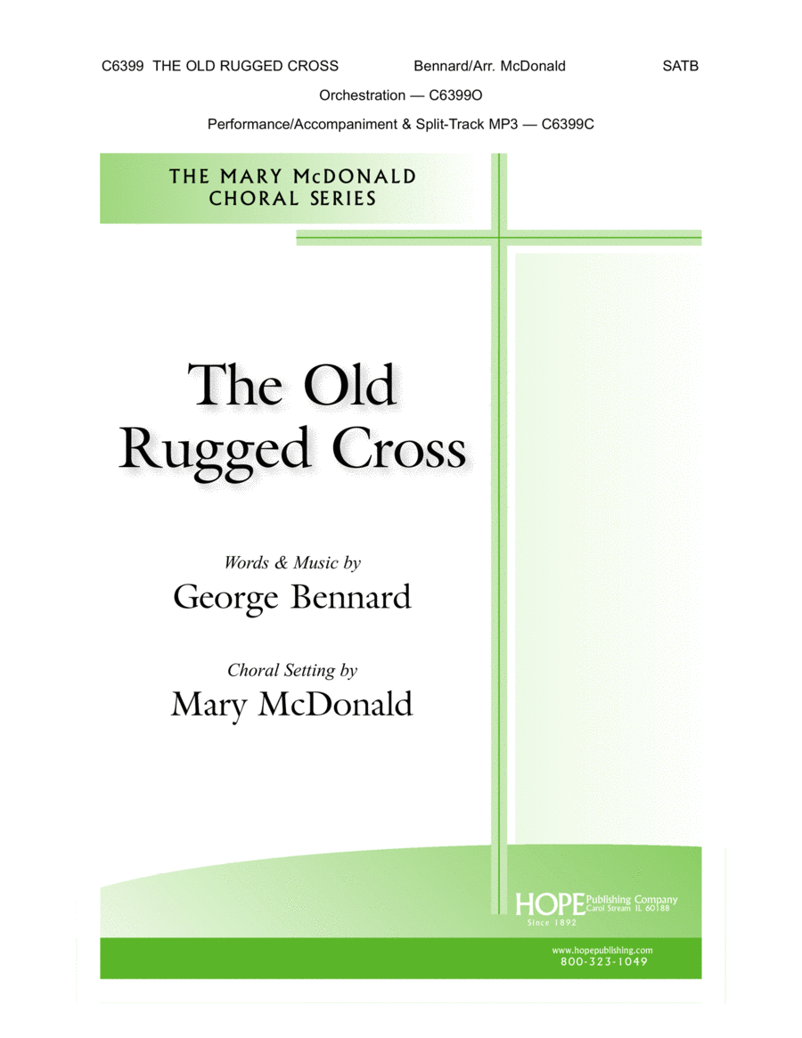 The Old Rugged Cross 4-Part scores gallery preview page 1