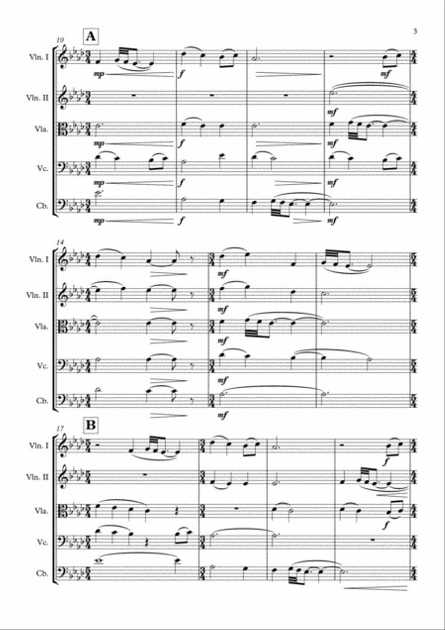Vide Cor Meum from HANNIBAL String Quintet scores gallery preview page 4
