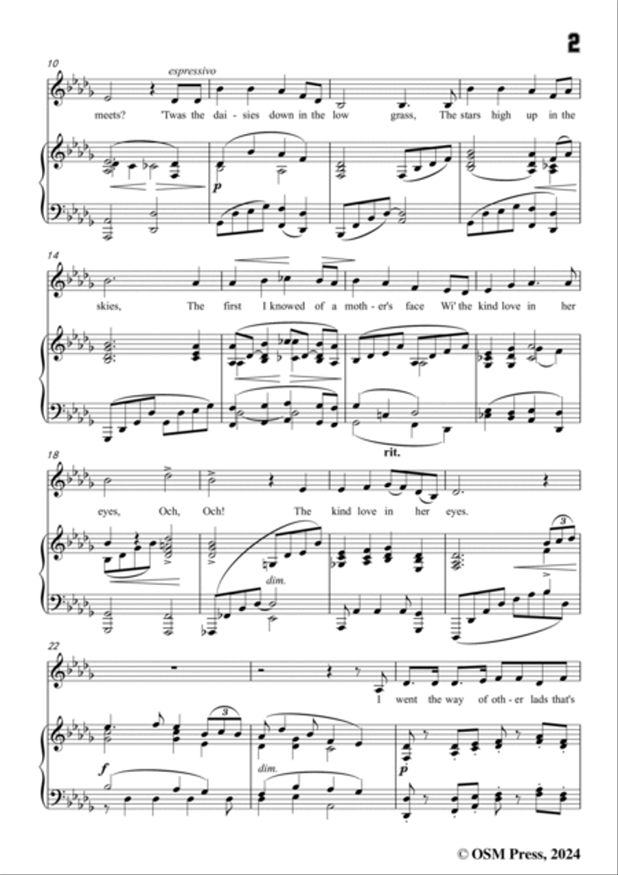 Harty-The Ould Lad,in D flat Major Voice scores gallery preview page 3