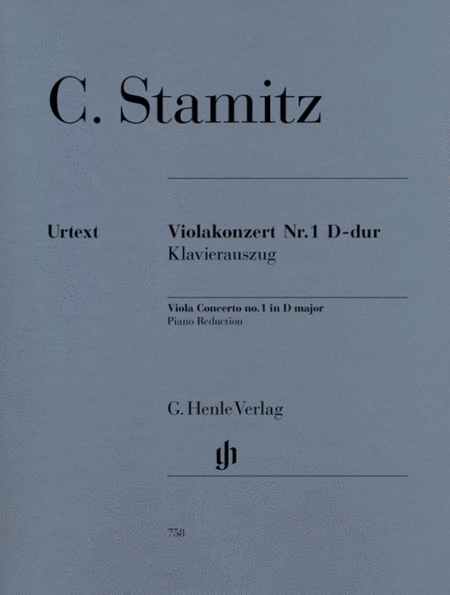 Stamitz - Concerto No 1 D Viola/Piano