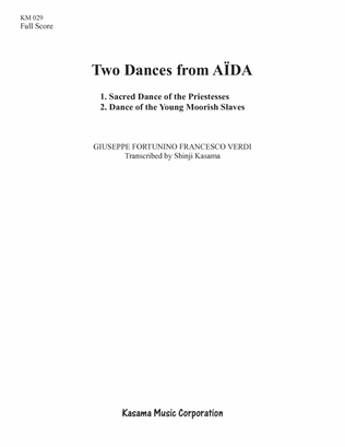 Two Dances is from "Aïda" (8/5 x 11)