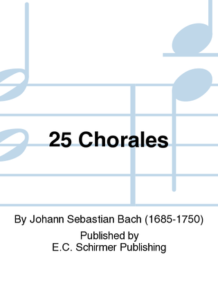 Book cover for 25 Chorales (Book III from 131 Chorales)