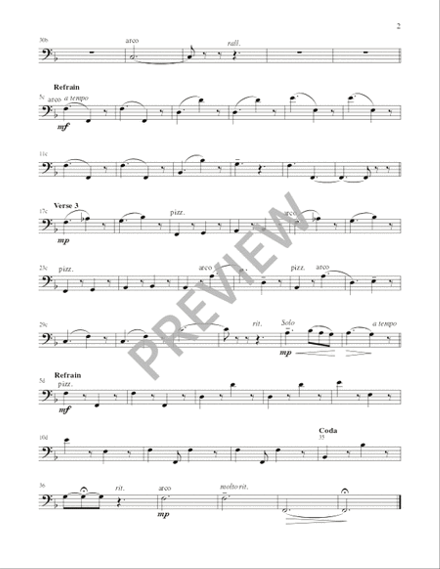 Gathering Song - Full Score and Parts Unison Choir scores gallery preview page 7