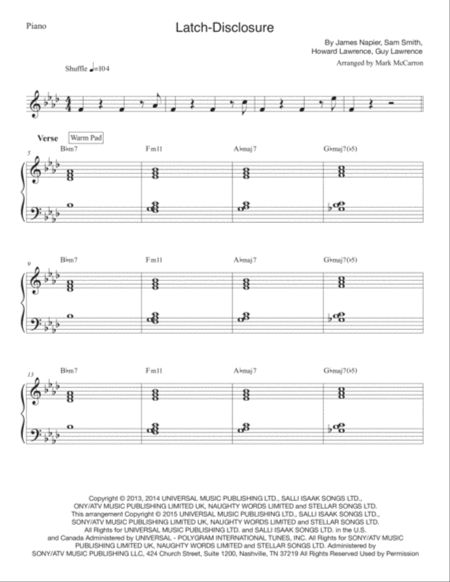 Latch Latch Small Ensemble scores gallery preview page 2
