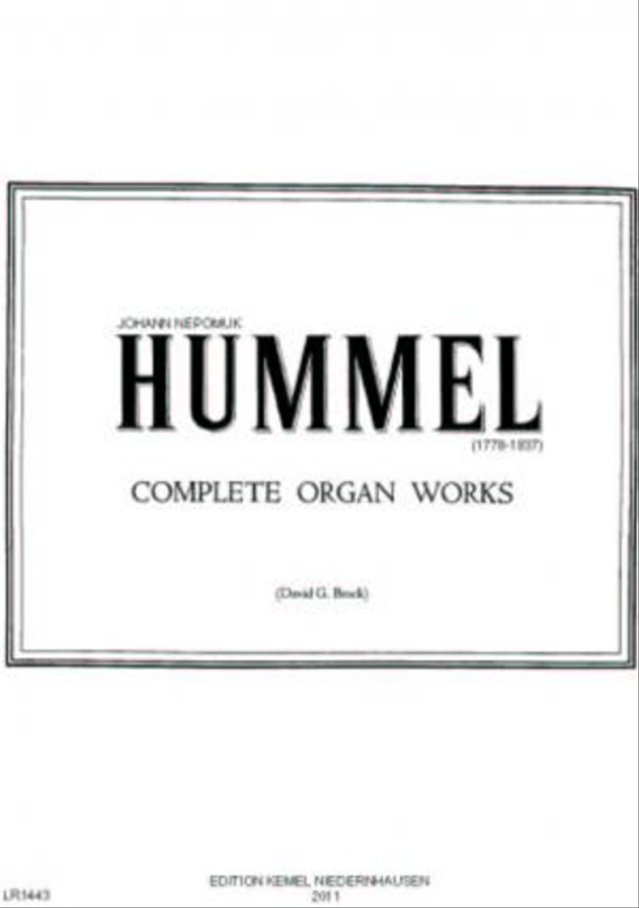 Complete organ works Brock, David G., ed Organ scores gallery preview page 1