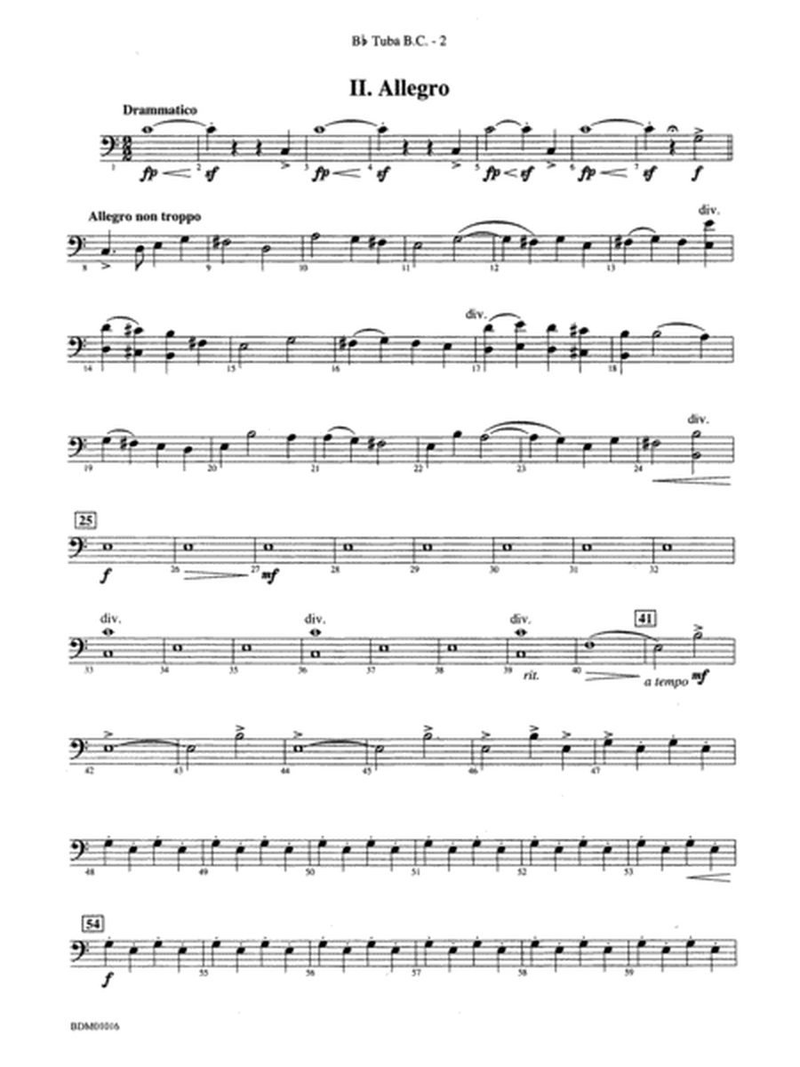 Fanfare and Allegro: (wp) B-flat Tuba B.C.
