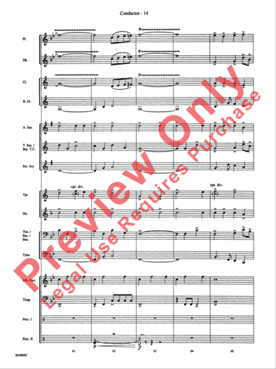 Quintilian Quintilian Concert Band scores gallery preview page 16