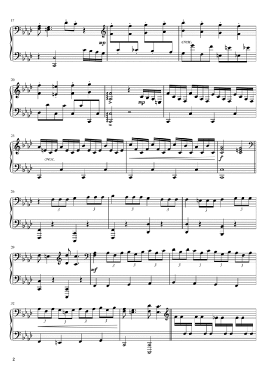 Paint It, Black Piano Solo scores gallery preview page 2
