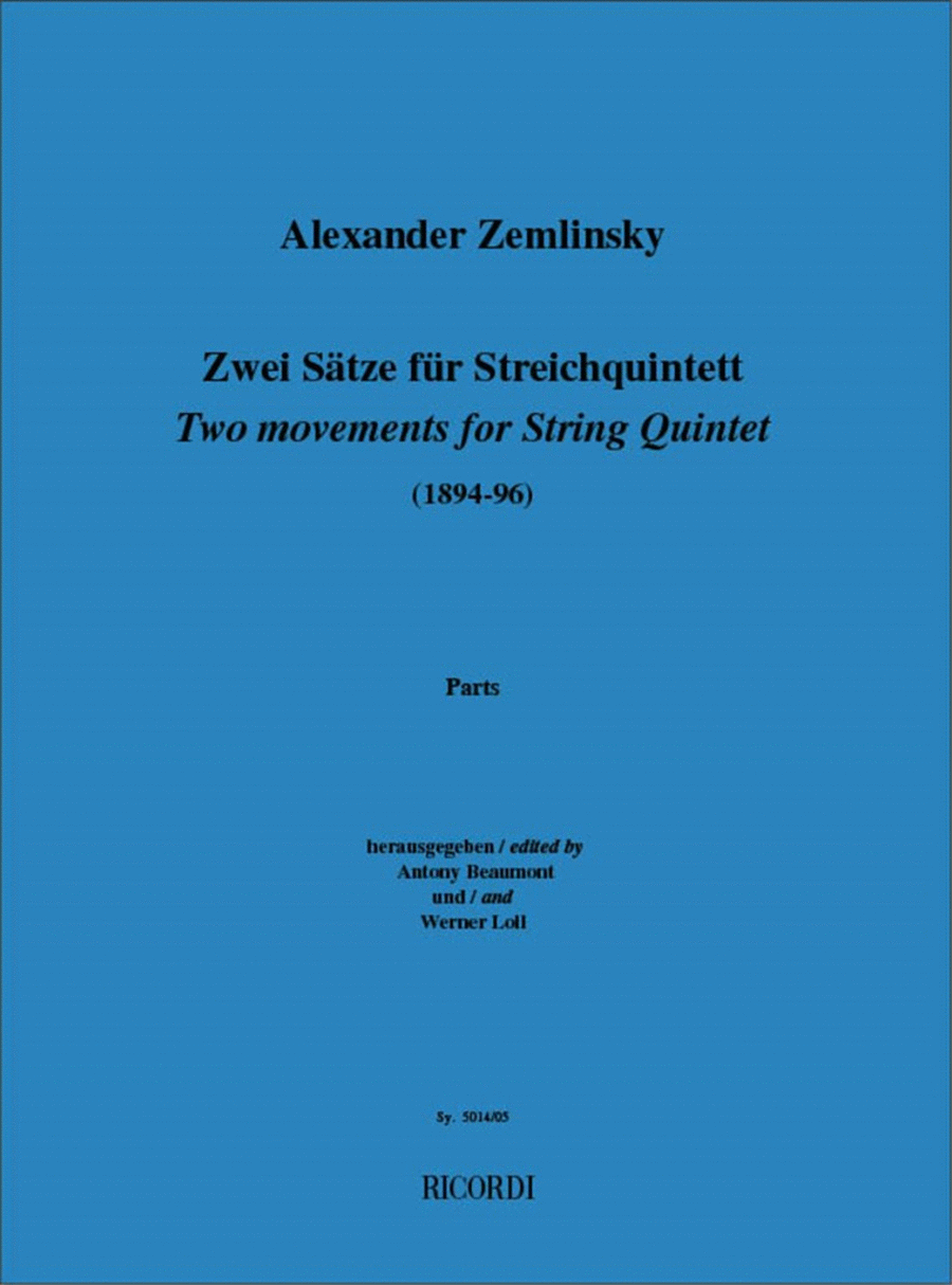 2 Sätze für Streichquintett String Quintet scores gallery preview page 1