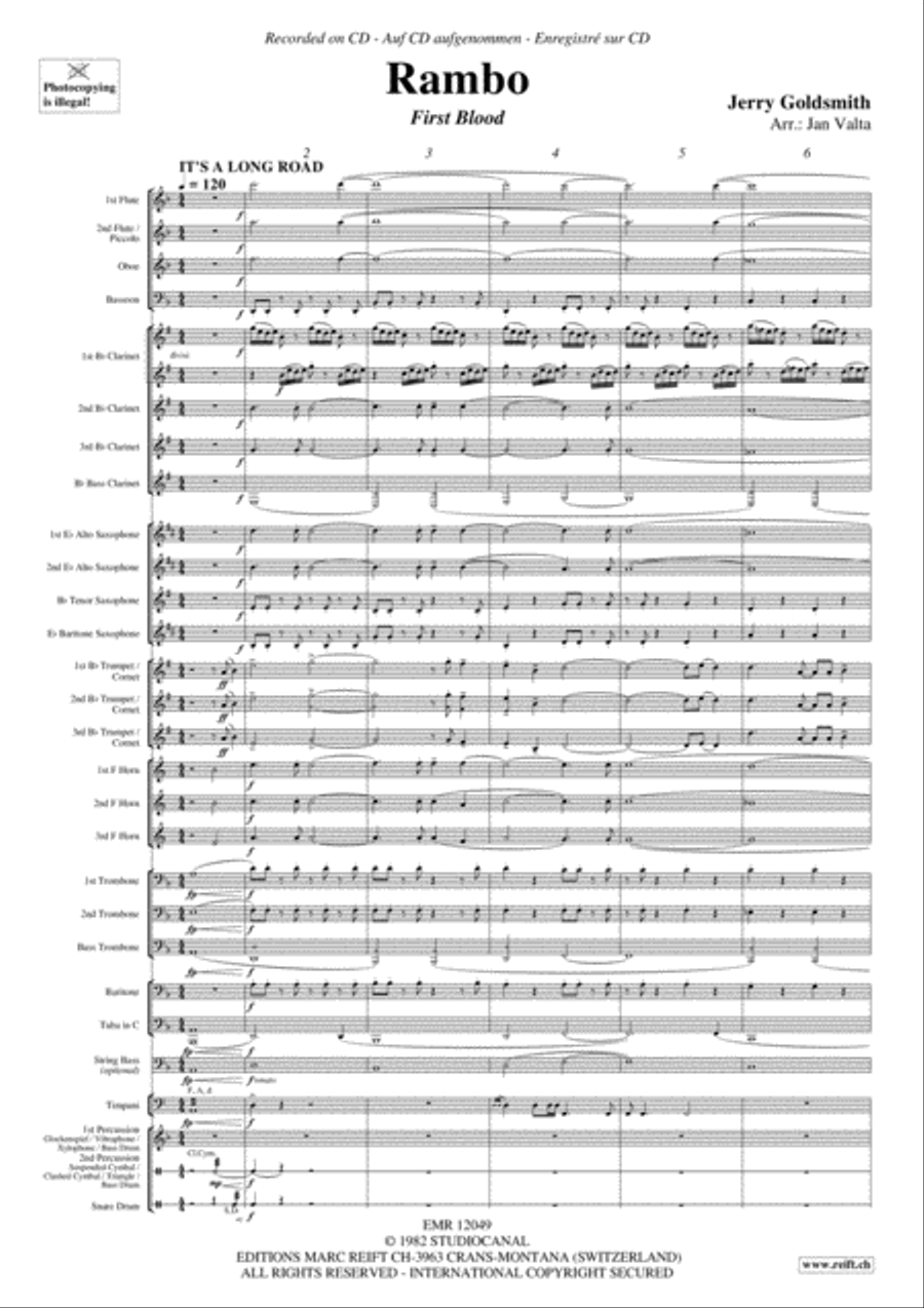 Rambo Concert Band scores gallery preview page 4