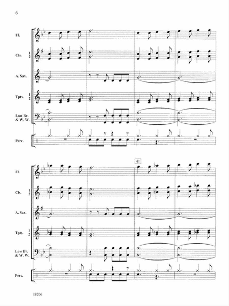 Nothin' but the Blues: Score Concert Band scores gallery preview page 6