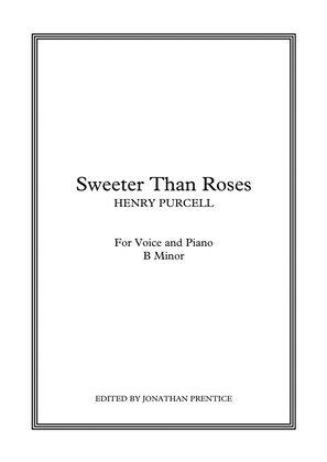 Book cover for Sweeter Than Roses (B Minor)