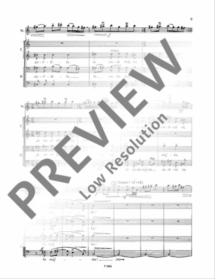 Spring is Opening Men's Choir scores gallery preview page 10