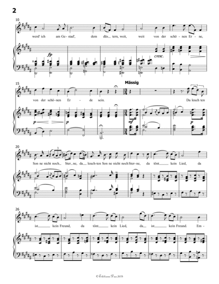 Fahrt zum Hades, by Schubert, D.526, in g sharp minor