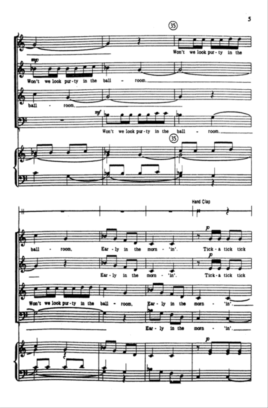 Goin' to Boston (American Folk Song) Choir scores gallery preview page 3