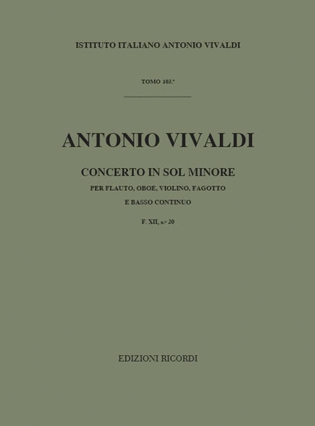 Concerto in Sol Minore