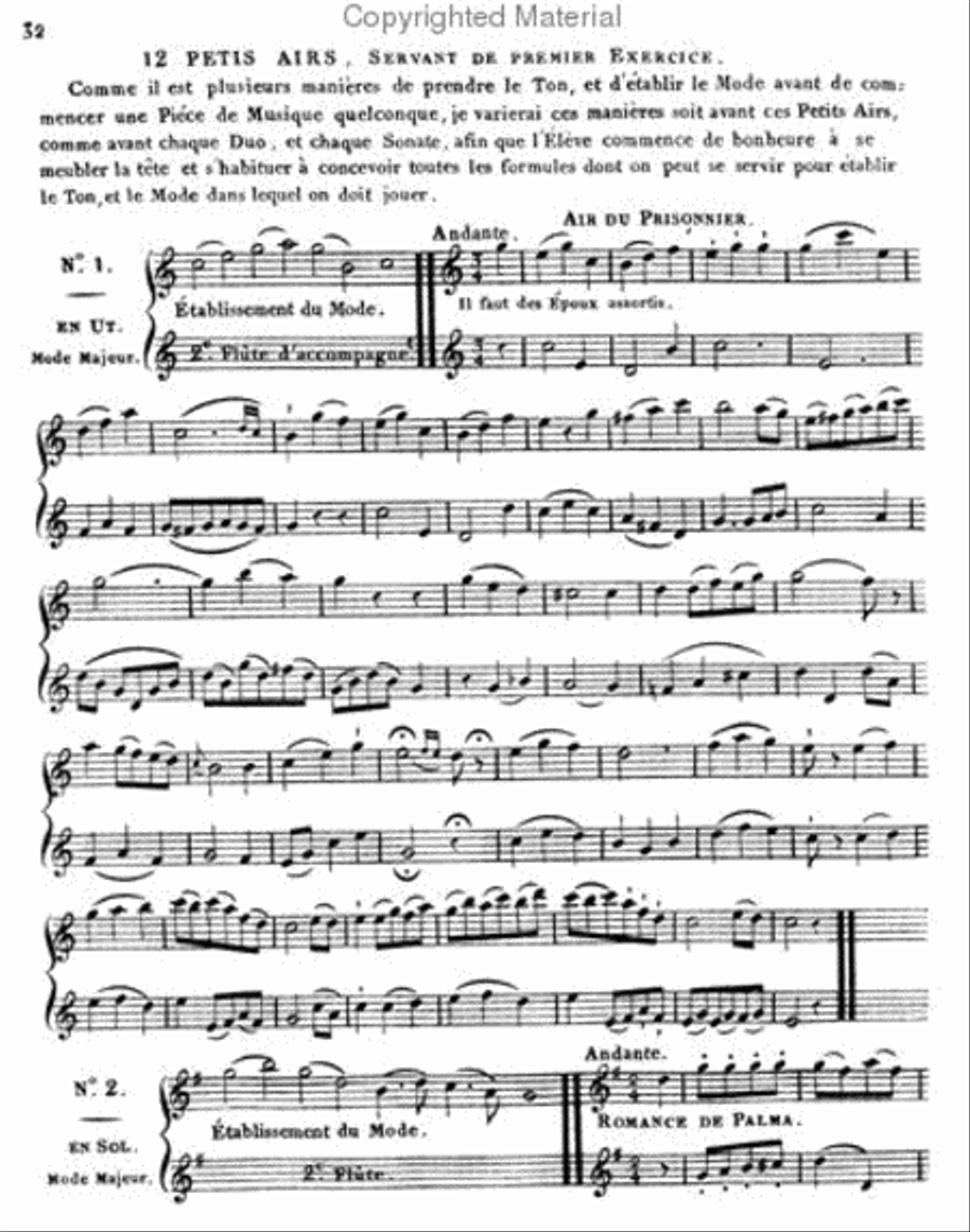 Methods & Treatises Flute - Volume I - France 1800-1860 Flute scores gallery preview page 3