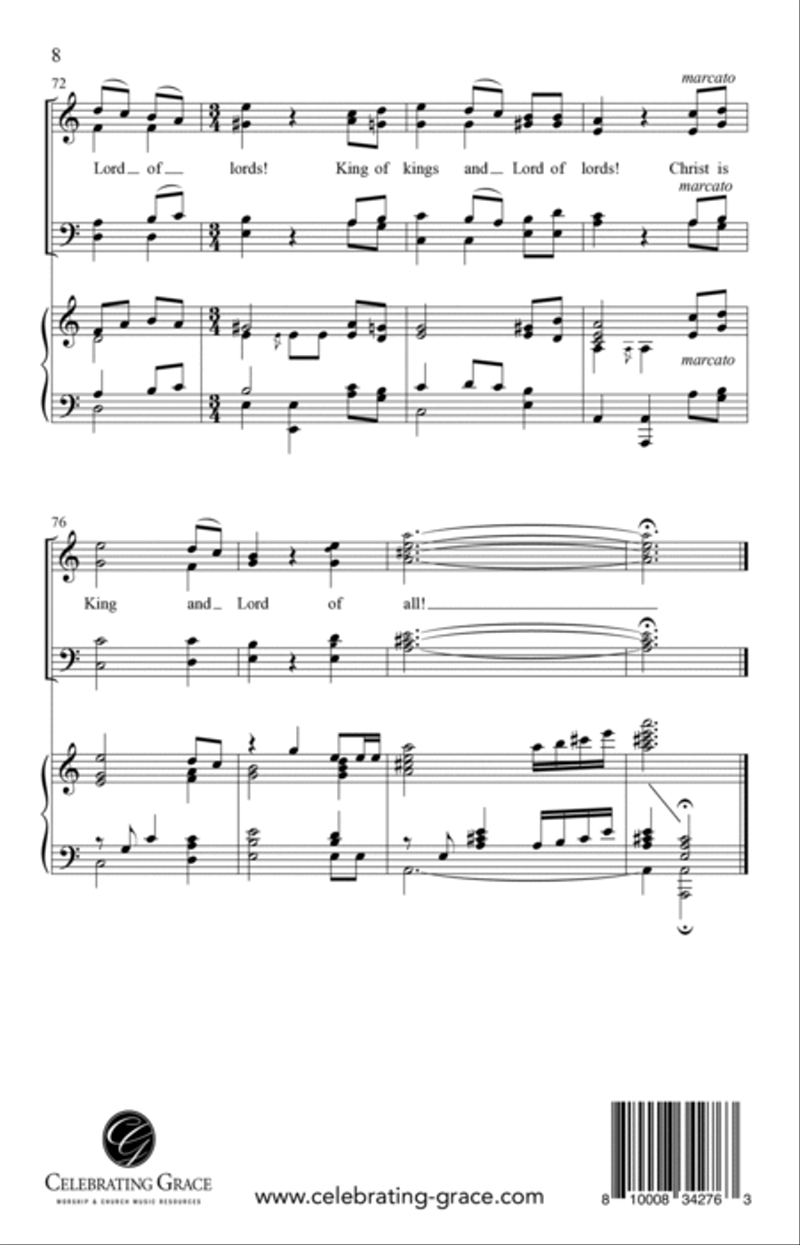 Look, Ye Saints! The Sight Is Glorious 4-Part scores gallery preview page 8
