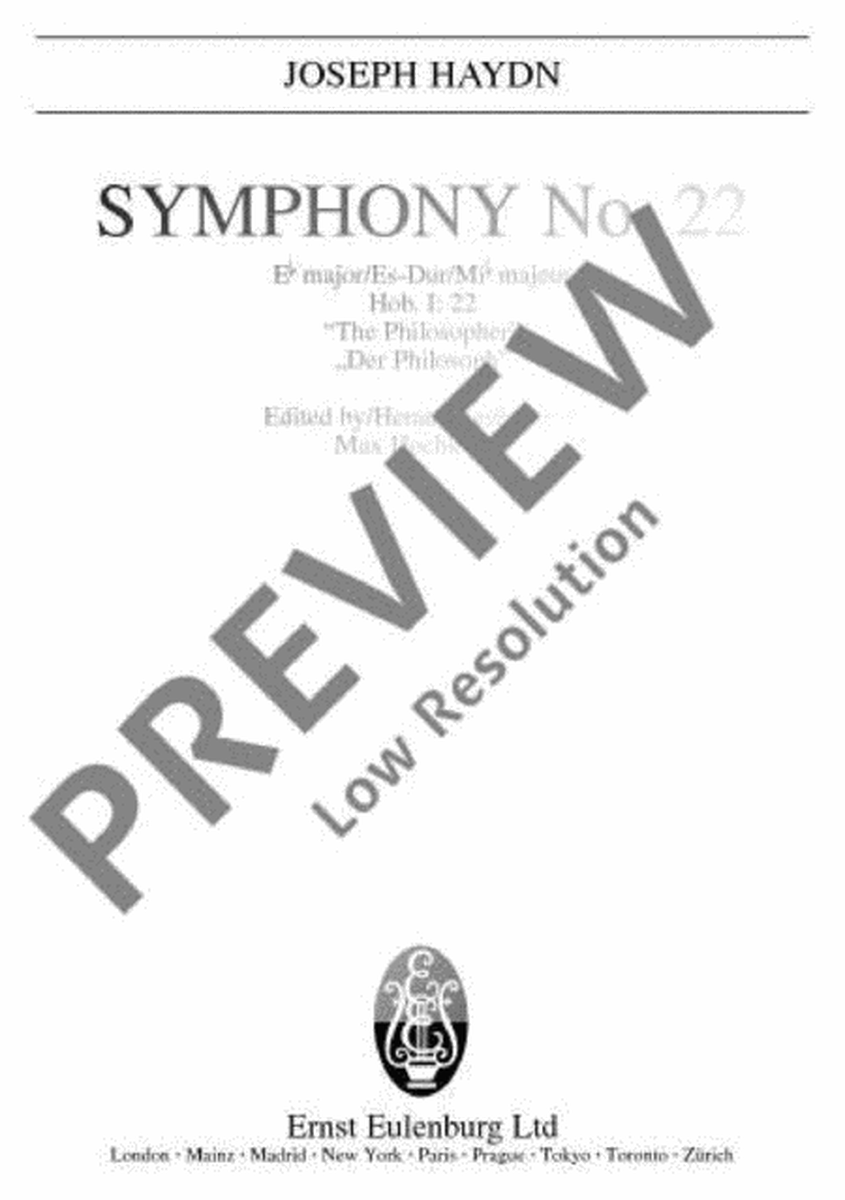 Symphony No. 22 Eb major