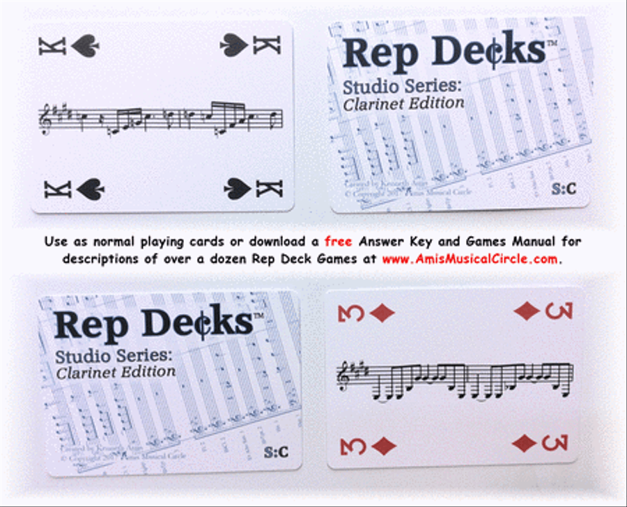 Rep Decks Studio Series: Clarinet Edition Clarinet scores gallery preview page 3