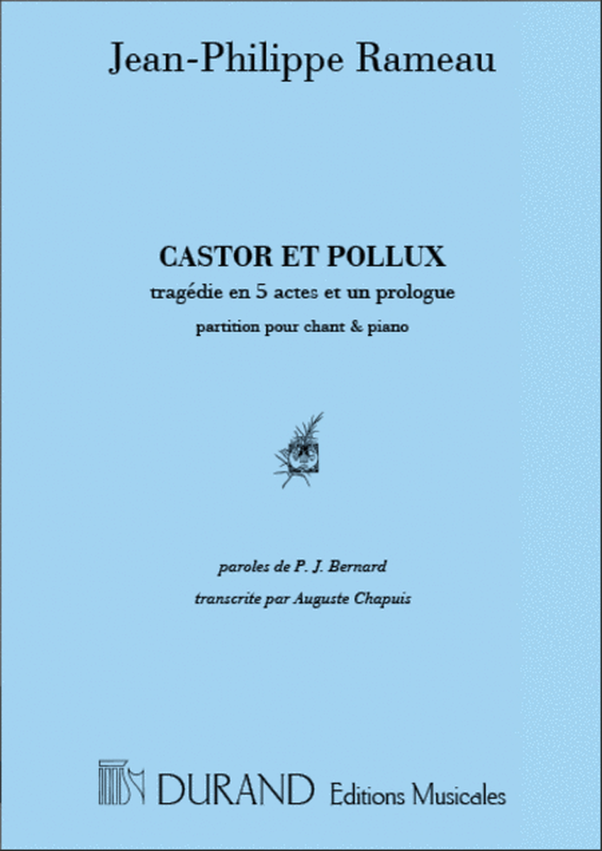Castor-Pollux Cht-Piano