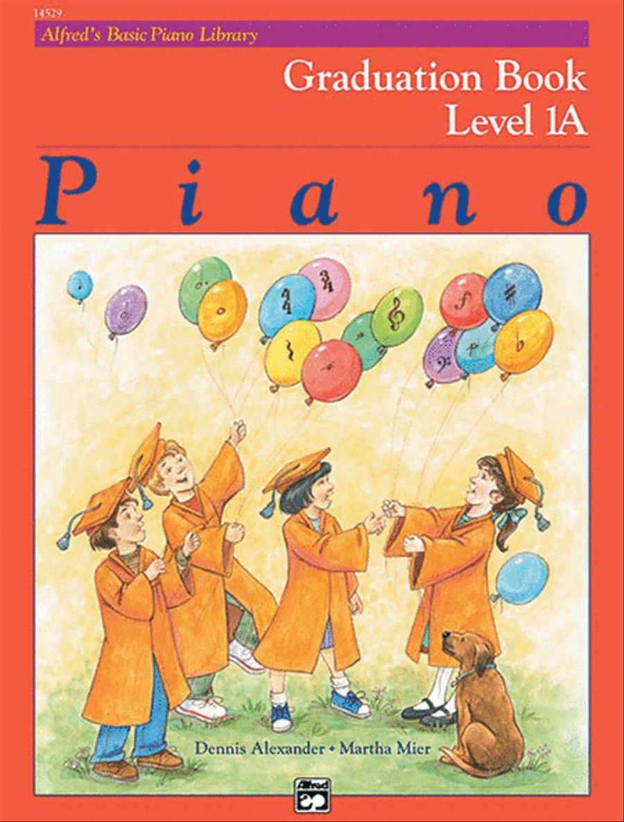 Book cover for Alfred's Basic Piano Course Graduation Book, Level 1A