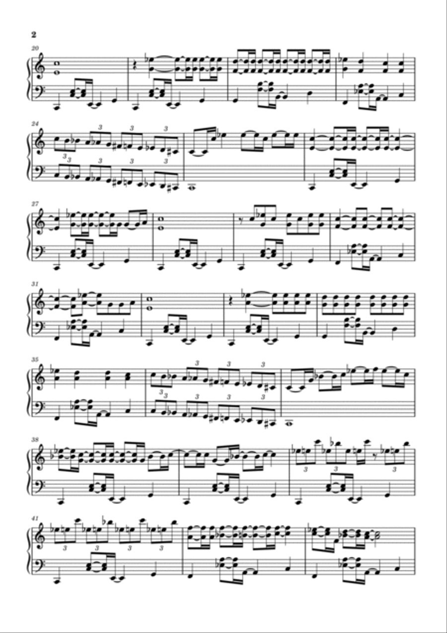 Hound Dog Hound Dog Piano Solo scores gallery preview page 2
